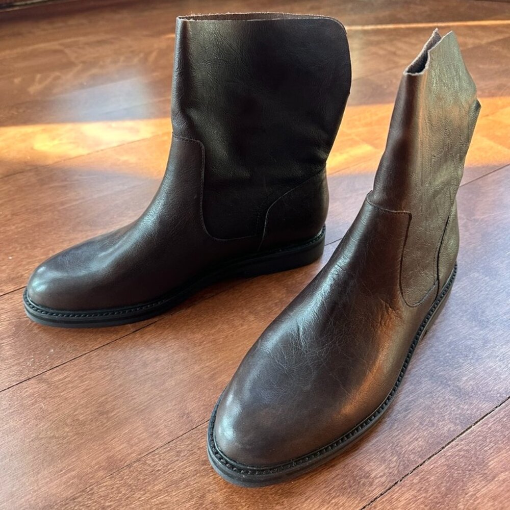 Women's KDB Brown Leather Boots